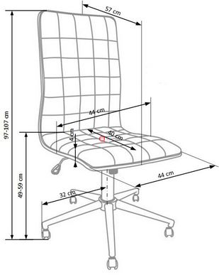 CentrMebel | Офісне крісло PORTO (білий) 3