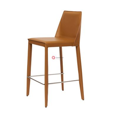 CentrMebel | Marco Напівбарний стілець (коричневий, рудий) 1