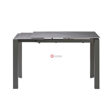 CentrMebel | Bright Grey Marble Стіл обідній керамічний 102-142 см (сірий) 4