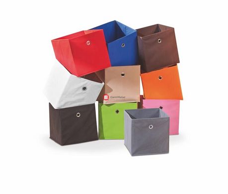 CentrMebel | Коробка для стеллажа WINNY (коричневый) 1