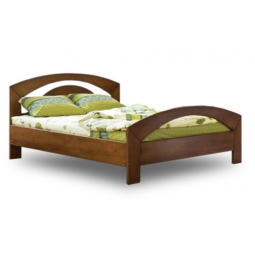 CentrMebel | Кровать двуспальная «Лидия» (коричневый) 160*200 1