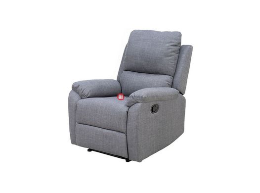 CentrMebel | Кресло реклайнер в ткани SPENCER 1 BJORN 13(серый) 4