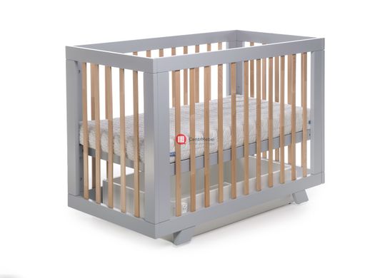 CentrMebel | Кровать детская Zoryane - Бук DeSon 60x120 (серый) 3
