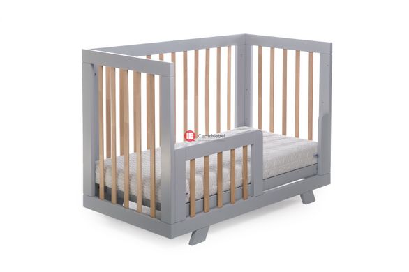 CentrMebel | Кровать детская Zoryane - Бук DeSon 60x120 (серый) 6