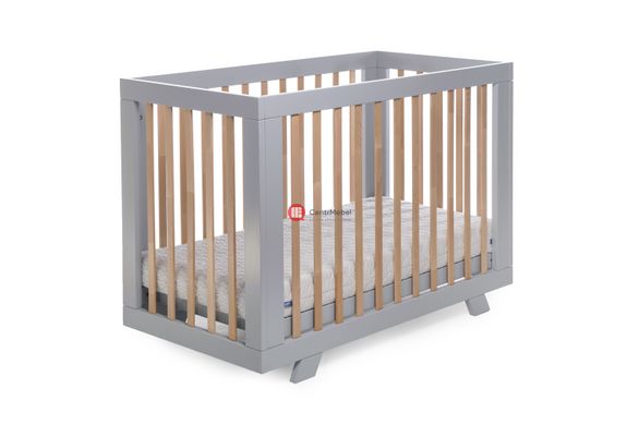 CentrMebel | Кровать детская Zoryane - Бук DeSon 60x120 (серый) 5
