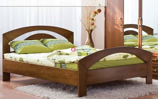 CentrMebel | Ліжко двоспальне «Лідія» (коричневий) 160*200 2