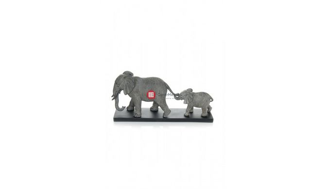 CentrMebel | Скульптура Elephant Family K110 Grey(серый) 1