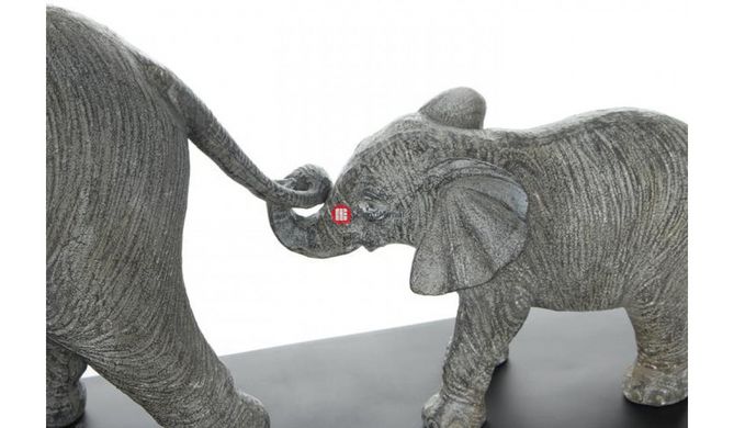 CentrMebel | Скульптура Elephant Family K110 Grey(серый) 3