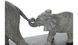 CentrMebel | Скульптура Elephant Family K110 Grey(серый) 3