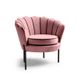 CentrMebel | Крісло для відпочинку ANGELO (рожевий/чорний) 4