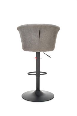 CentrMebel | Барний стілець H104 (сірий/чорний) 4