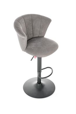 CentrMebel | Барний стілець H104 (сірий/чорний) 2