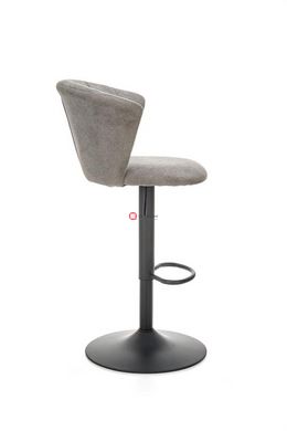 CentrMebel | Барний стілець H104 (сірий/чорний) 3