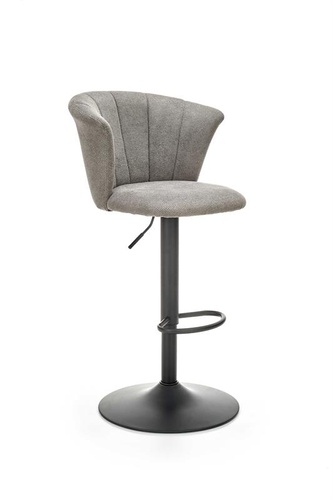 CentrMebel | Барный стул H104 (серый/черный) 1