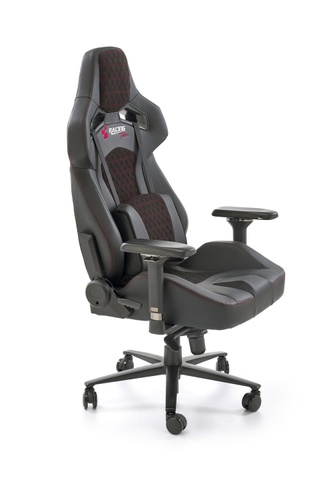 CentrMebel | Кресло геймерское в экокоже BALDUR (серый) 1