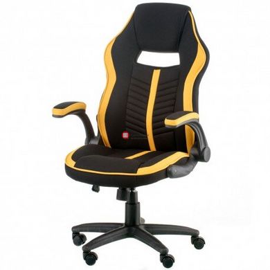 CentrMebel | Кресло геймерськое Special4You Prime black/yellow (E5548) 1