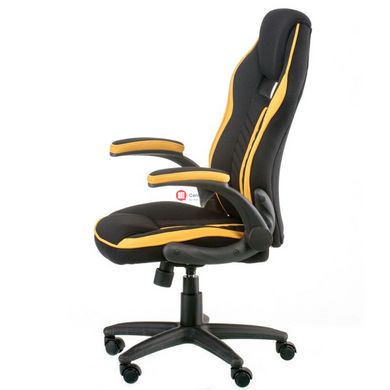 CentrMebel | Кресло геймерськое Special4You Prime black/yellow (E5548) 4