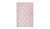 CentrMebel | Килим Monroe 300 romb Rosa 80х150 1