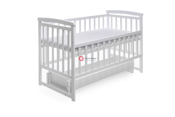 CentrMebel | Ліжко дитяче TRANSFORMER ЧОВНИК без шухляди DeSon 60x120 (білий) 2