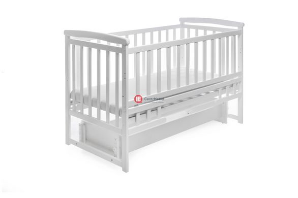 CentrMebel | Кровать детская TRANSFORMER ЛОДОЧКА без ящика DeSon 60x120 (белый) 3