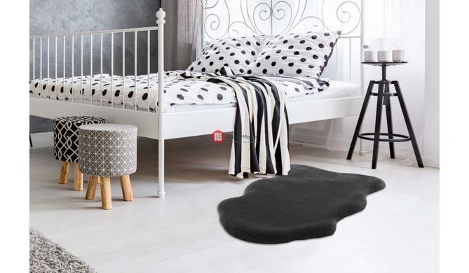 CentrMebel | Килим Rabbit Sheepskin Anthracite 60x90 2