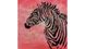 CentrMebel | Картина маслом Zebra (червоний) 3