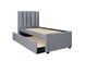 CentrMebel | Кровать трансформер бархатная RUSSO 90x200 (серый) 3