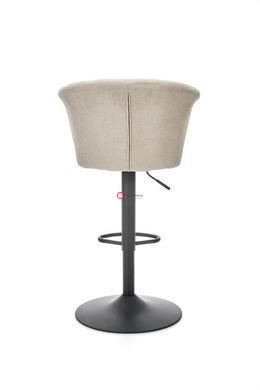 CentrMebel | Барний стілець H104 (бежевий/чорний) 4