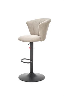 CentrMebel | Барный стул H104 (бежевый/черный) 2