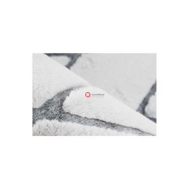 CentrMebel | Килим Vivica 225 romb White/Antracite 160х230 (білий; сірий) 3