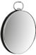 CentrMebel | Настінне дзеркало Round 425 Silver/Black 51 cm (чорний; срібний) 3