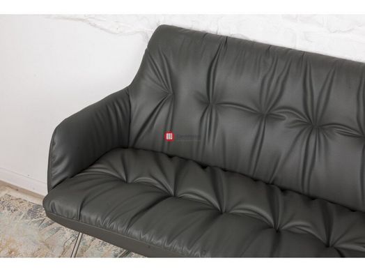 CentrMebel | Кресло - банкетка LEON (темно-серый) 4