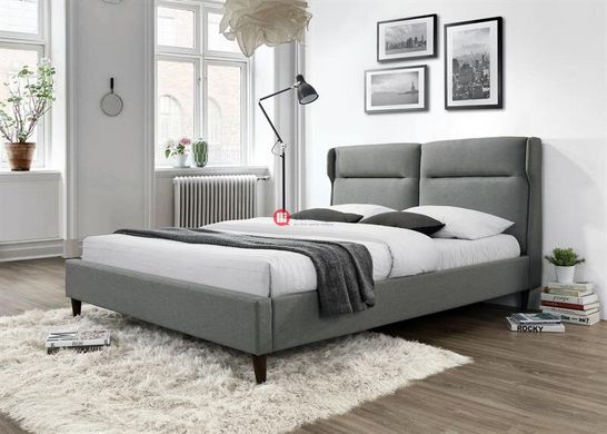 CentrMebel | Кровать SANTINO 160 (серый) 1