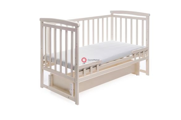 CentrMebel | Ліжко дитяче TRANSFORMER ЧОВНИК без шухляди DeSon 60x120 (ваніль) 4
