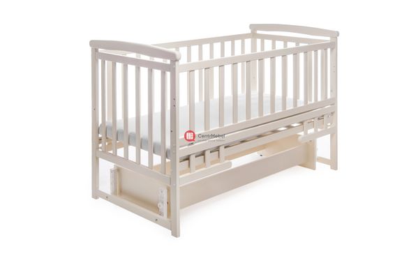 CentrMebel | Ліжко дитяче TRANSFORMER ЧОВНИК без шухляди DeSon 60x120 (ваніль) 3