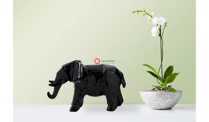 CentrMebel | Скульптура Elephant K120 Black(черный) 2