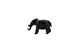 CentrMebel | Скульптура Elephant K120 Black(черный) 3