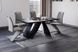 CentrMebel | Стол обеденный керамический раскладной DIUNA CERAMIC 160(240)х90 (черный мрамор) 12