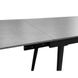 CentrMebel | Стол обеденный прямоугольный раскладной керамический Hugo Mystic Grey 140(200)х82 (серый) 5