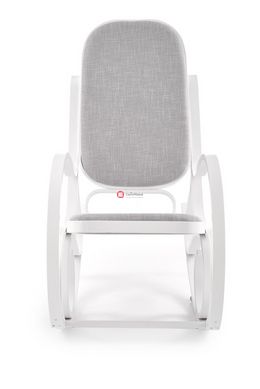 CentrMebel | Кресло качалка MAX BIS PLUS (белый) 2