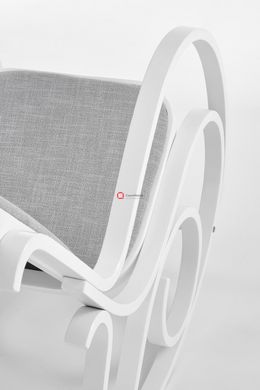 CentrMebel | Кресло качалка MAX BIS PLUS (белый) 6