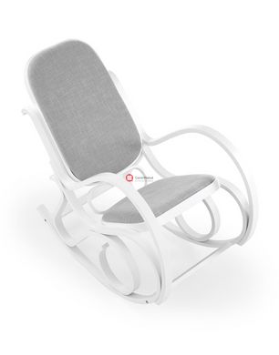 CentrMebel | Кресло качалка MAX BIS PLUS (белый) 4