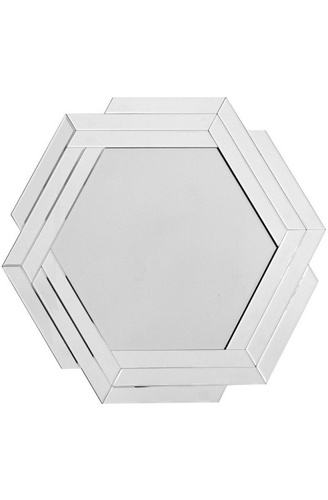 CentrMebel | Настенное зеркало Temis S1610 Silver (серебряный) 1