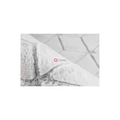 CentrMebel | Килим Vivica 125 geo White/Antracite 120х160 (білий; сірий) 3