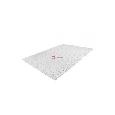 CentrMebel | Килим Vivica 125 geo White/Antracite 120х160 (білий; сірий) 4