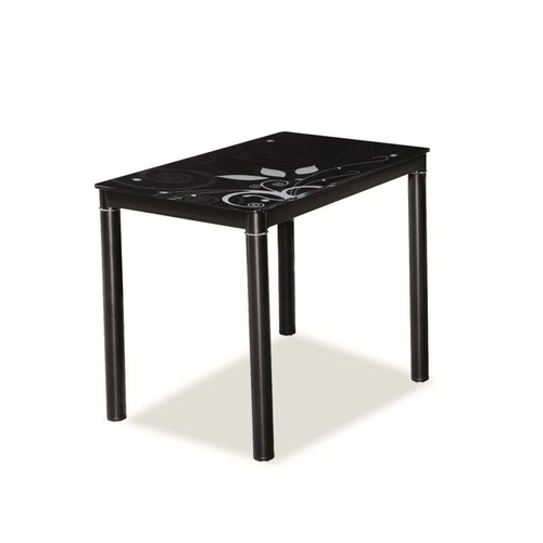 CentrMebel | Стол обеденный Damar 80x60 Черный 1