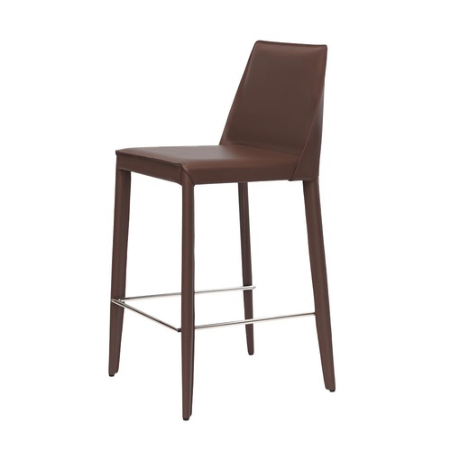 CentrMebel | Marco Напівбарний стілець (коричневий) 1