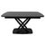 CentrMebel | Стол обеденный прямоугольный раскладной керамический Infinity Black Marble 140(200)х90 (черный мрамор) 1