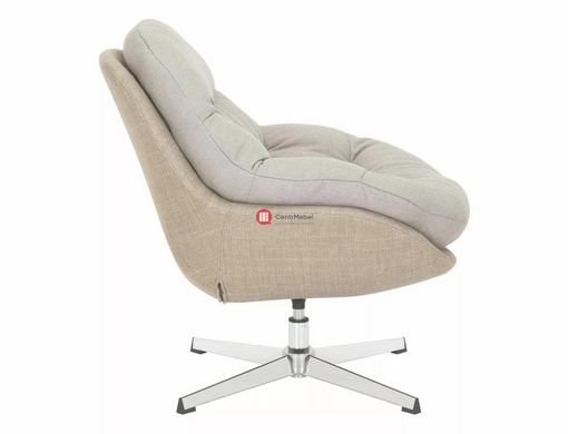 CentrMebel | Кресло для отдыха в ткани Peggie (серый) 3