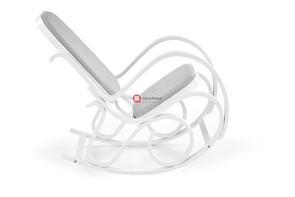 CentrMebel | Кресло качалка MAX BIS PLUS (белый) 3